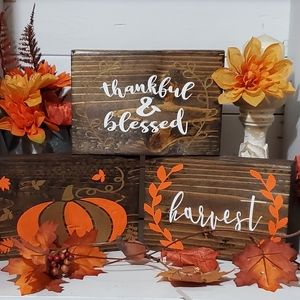 Thankful & Blessed Harvest Set